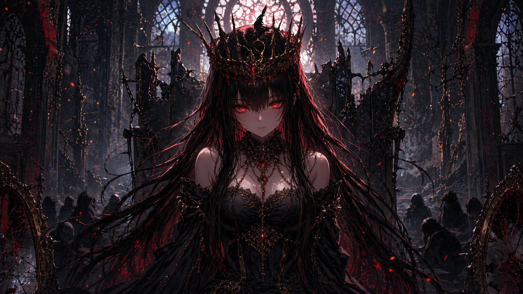 Hollow Crown gothic rock music video thumbnail